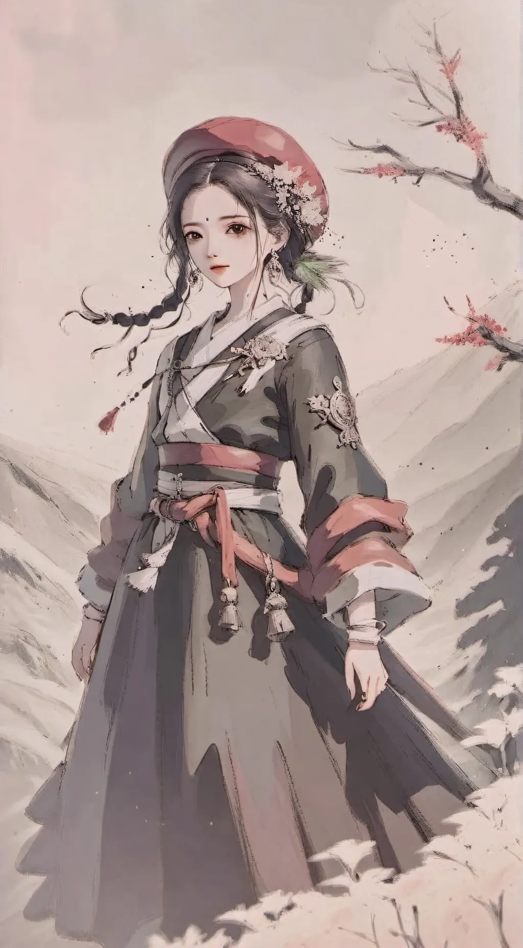 ai character: Ash x Goh!! background