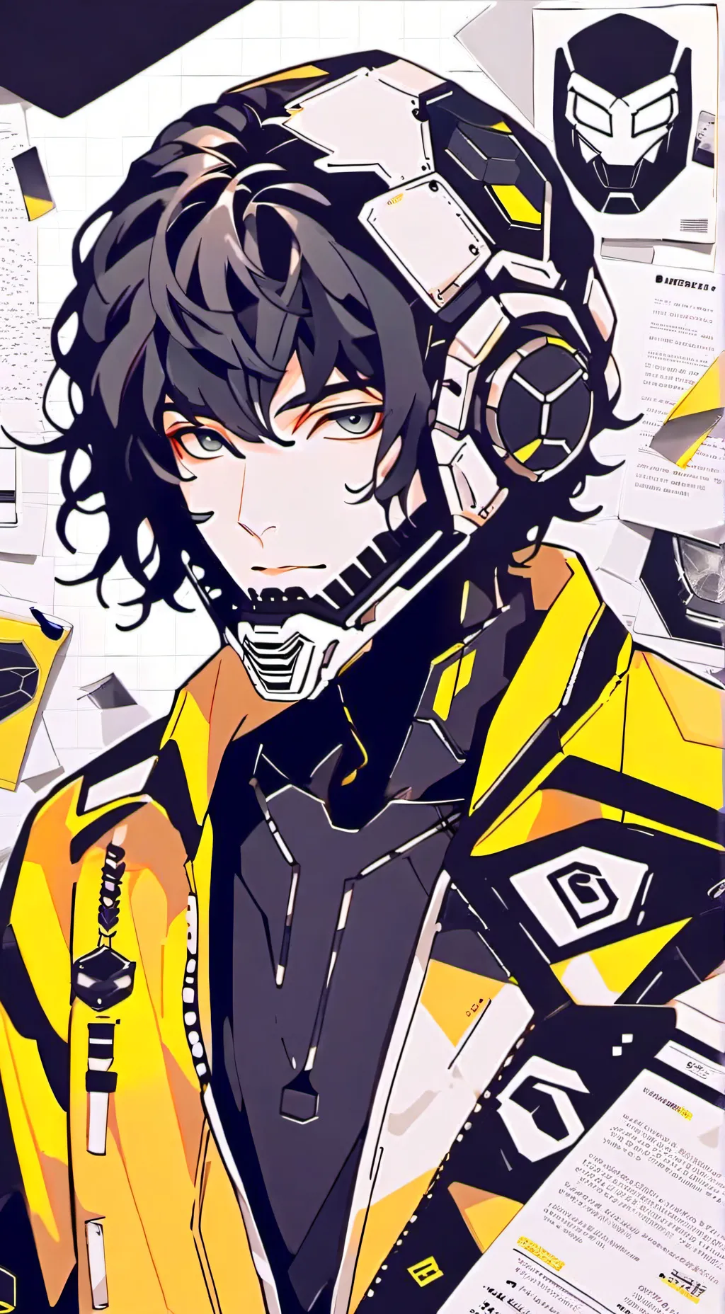 ai character: Bumblebee background