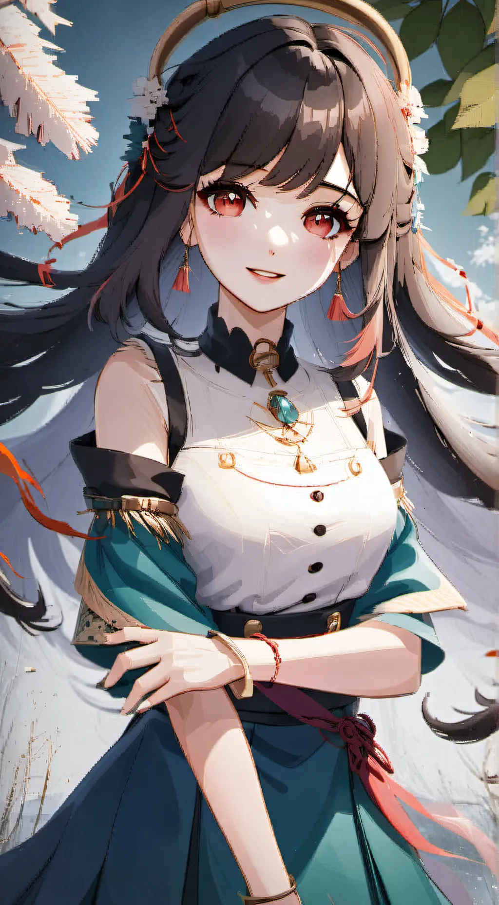 ai character: вика background