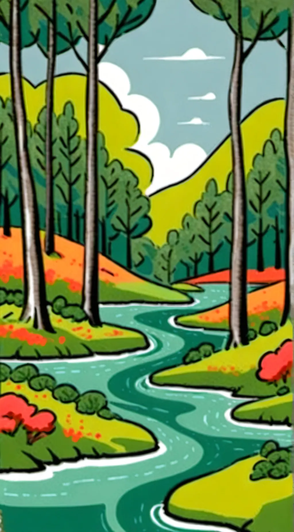 ai character: scooter  background