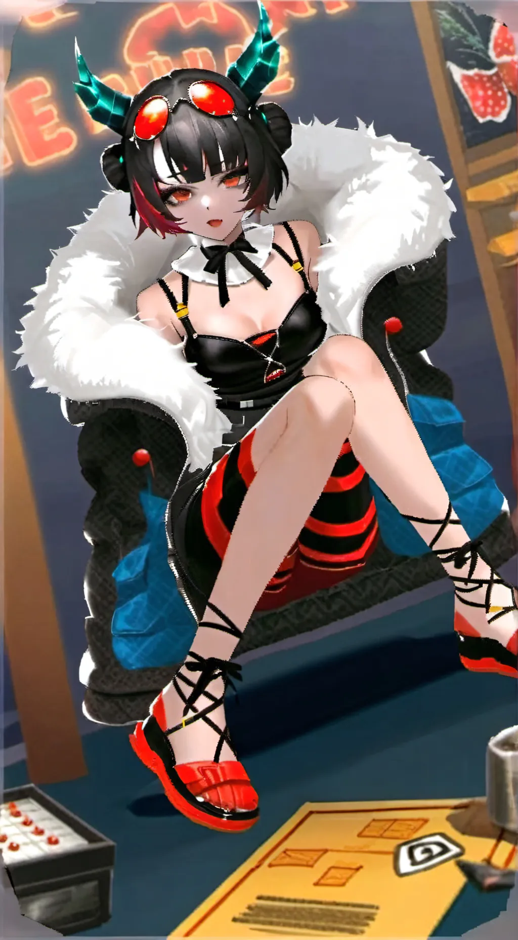 ai character: juli  background