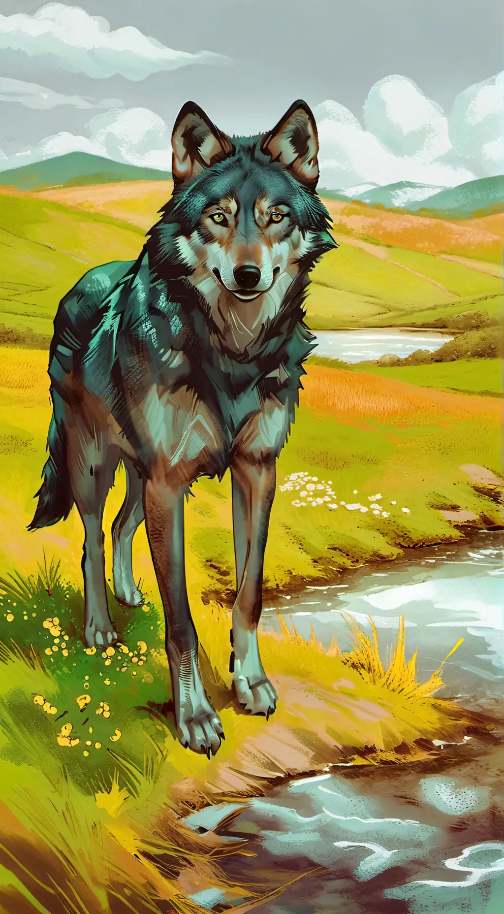 ai character: Shadow background