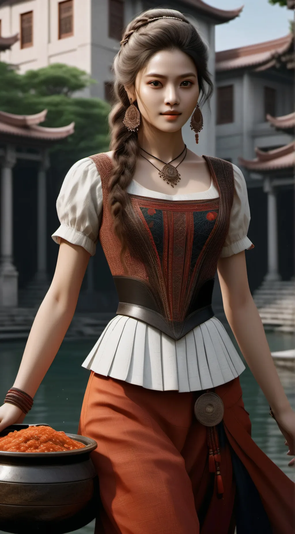 ai character: Ella background