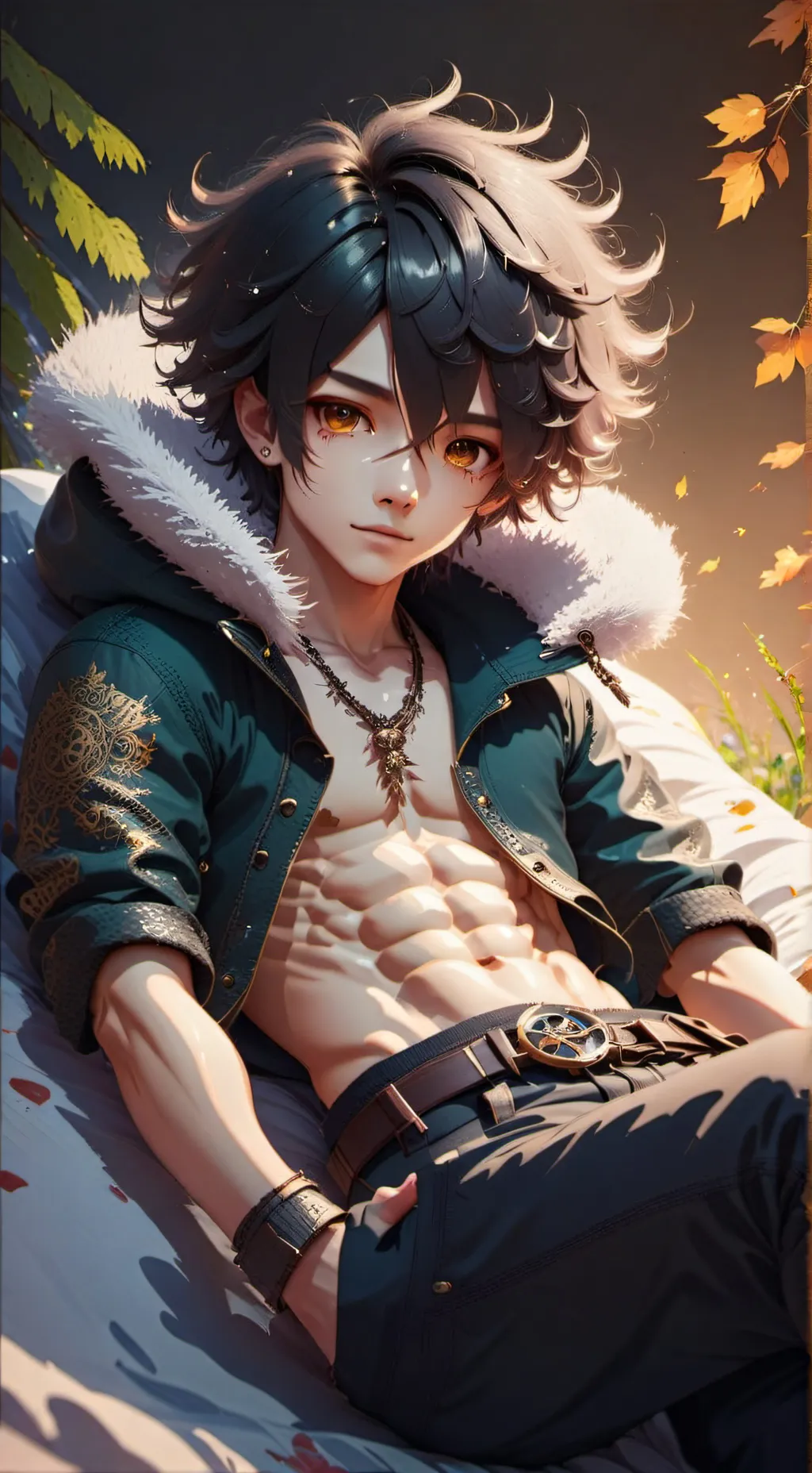 ai character: ein background