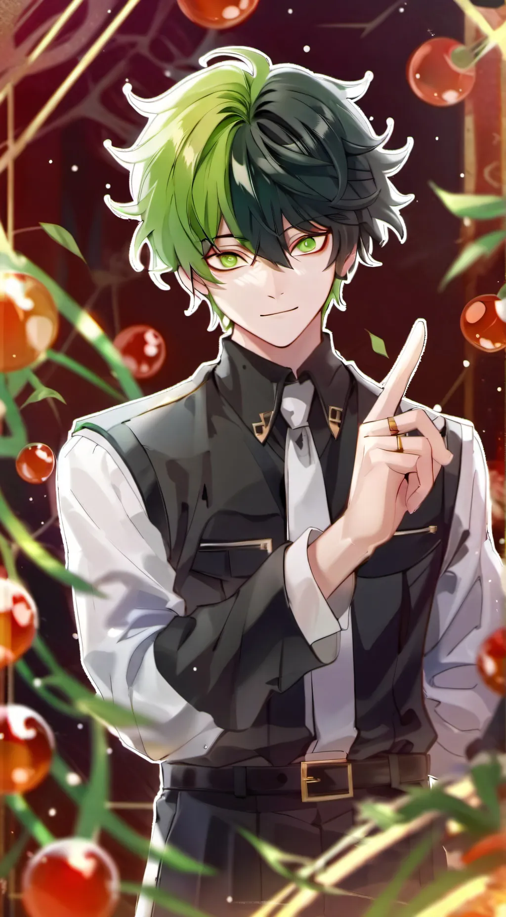 ai character: ✨deku✨ background