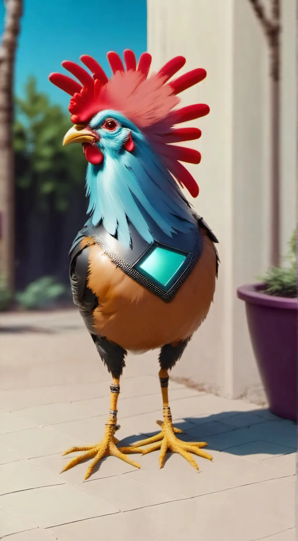 ai character: cò cò background