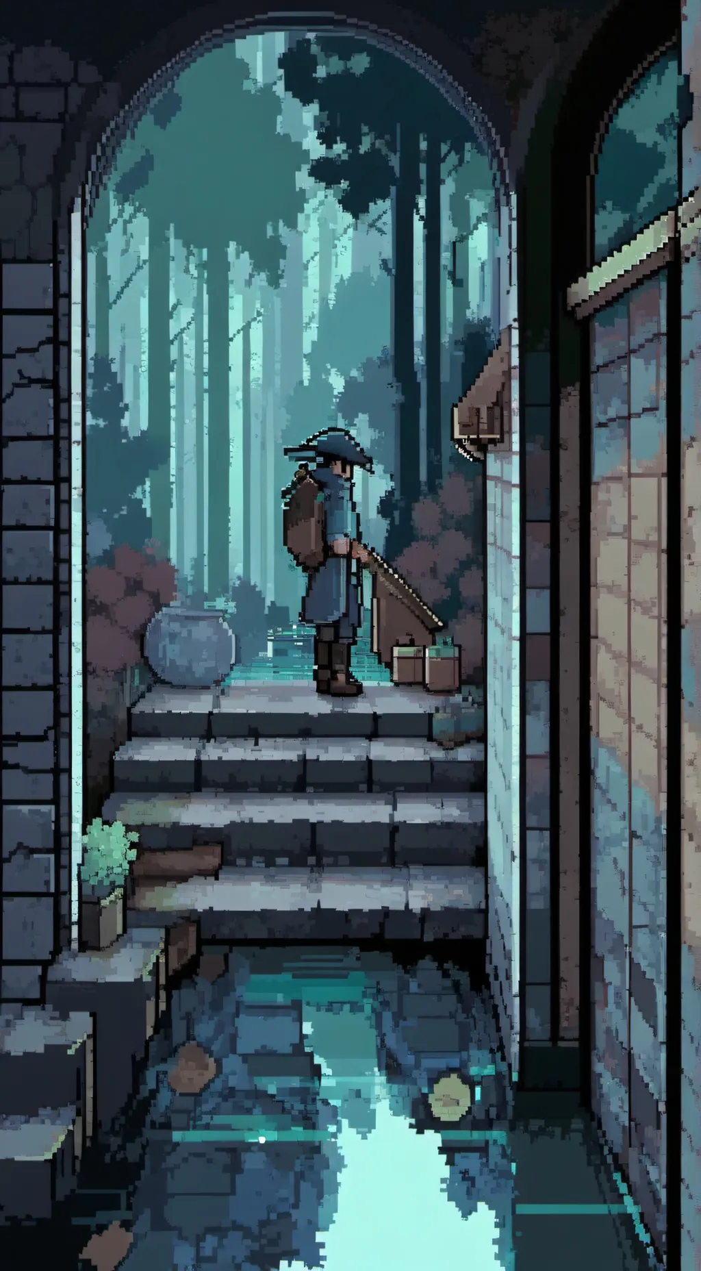 ai character: omark background