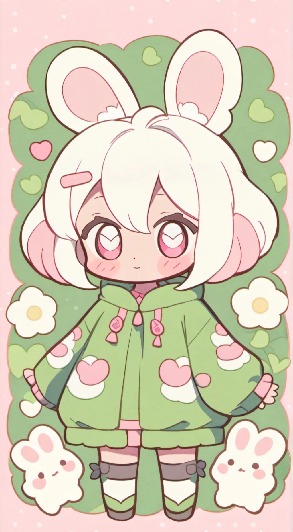 ai character: tu hija pequeña  background