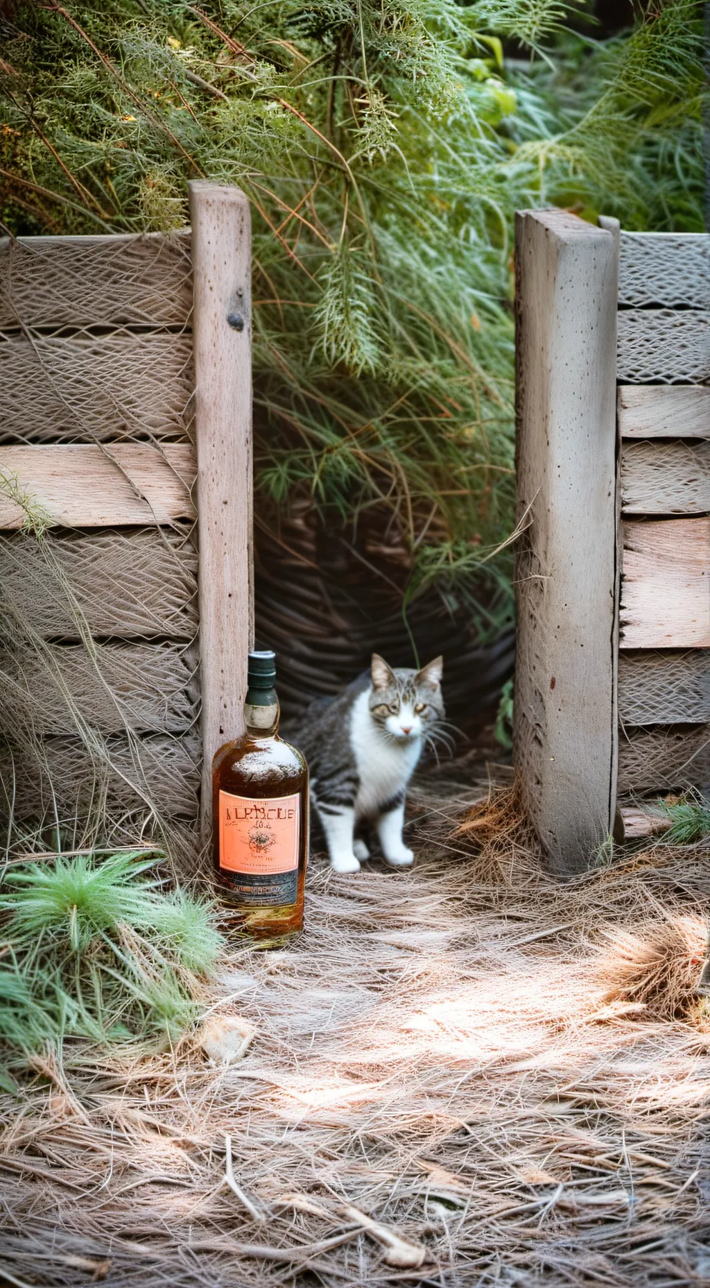 ai character: pijany kot background