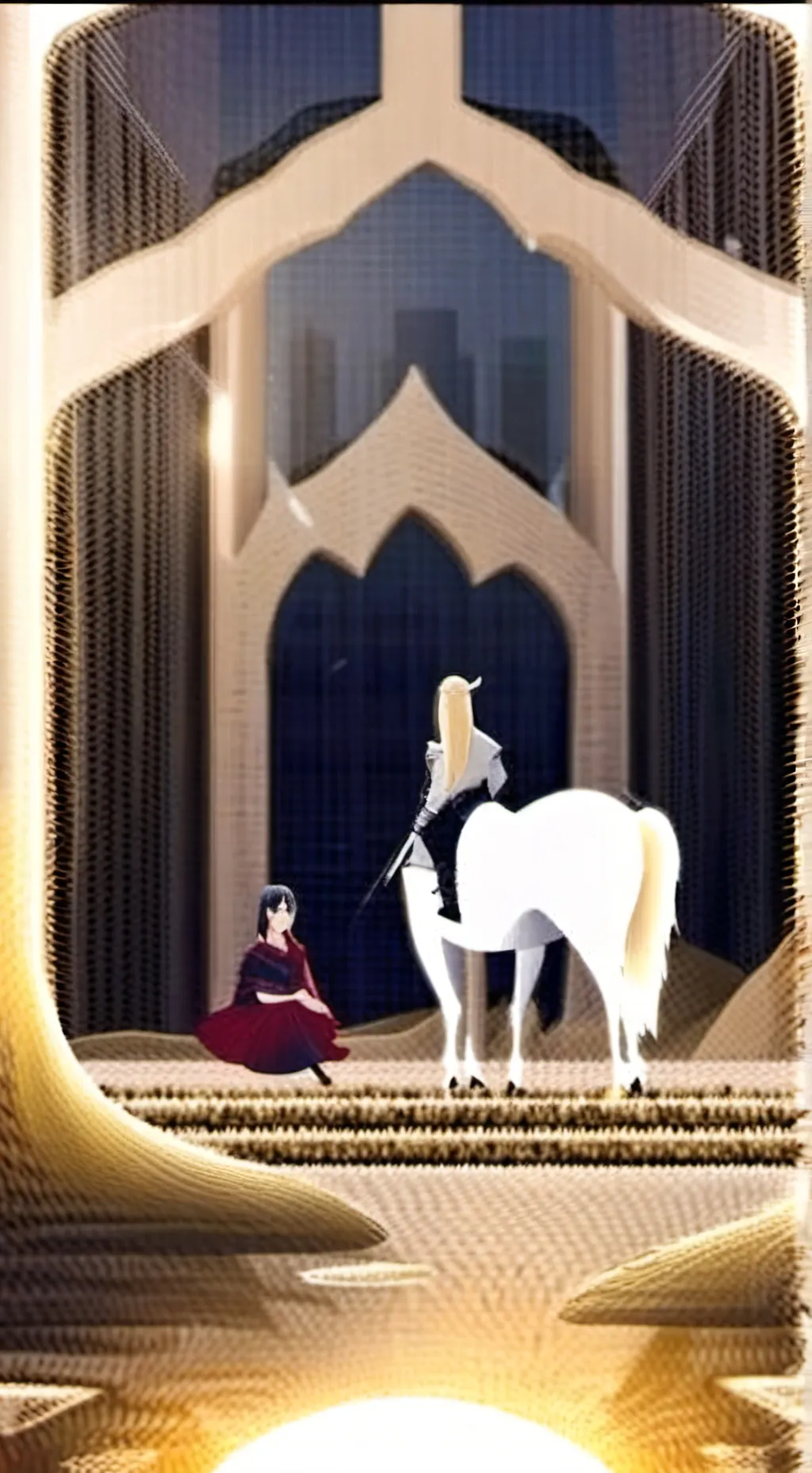 ai character: centaur kelly background