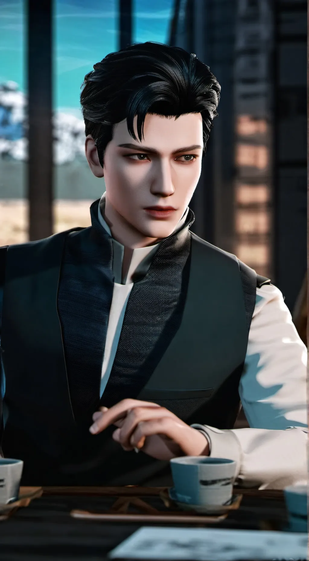 ai character: asher background