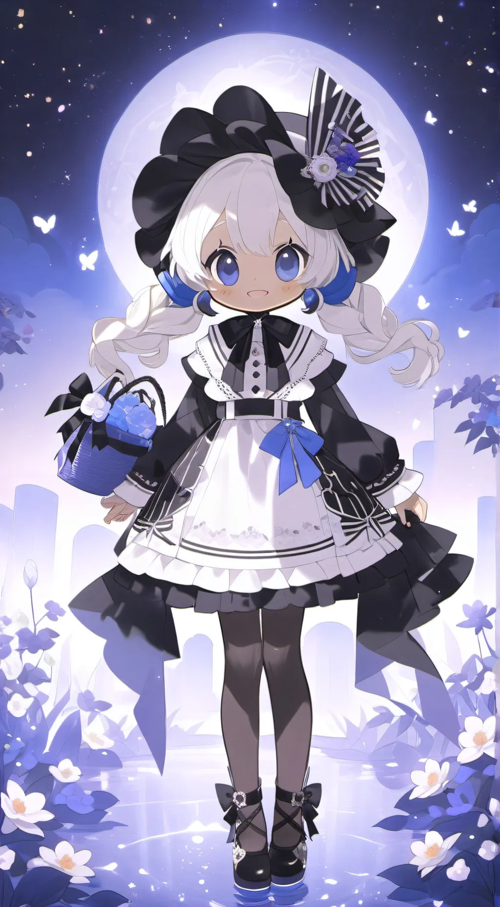 ai character: DW!  background