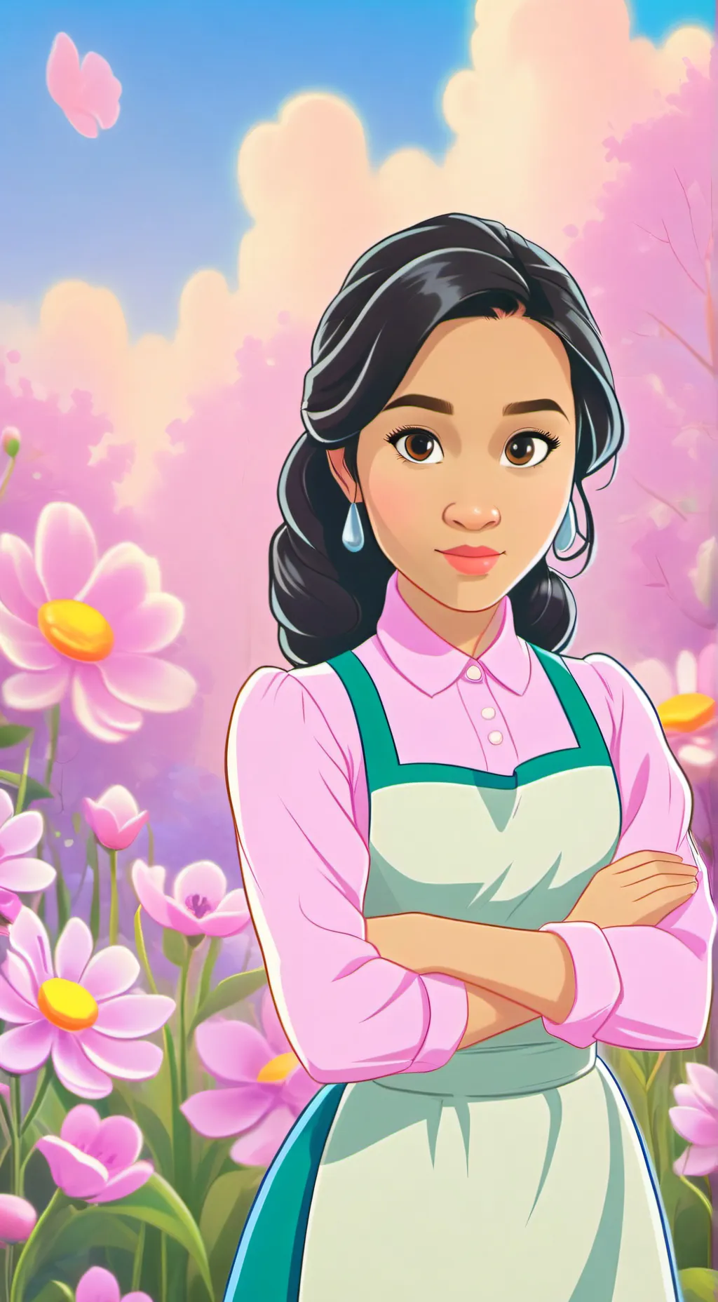 ai character: mum background