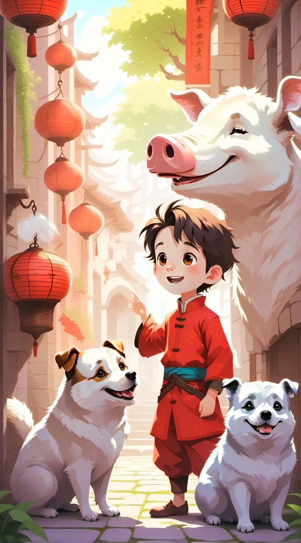 ai character: SC love you background