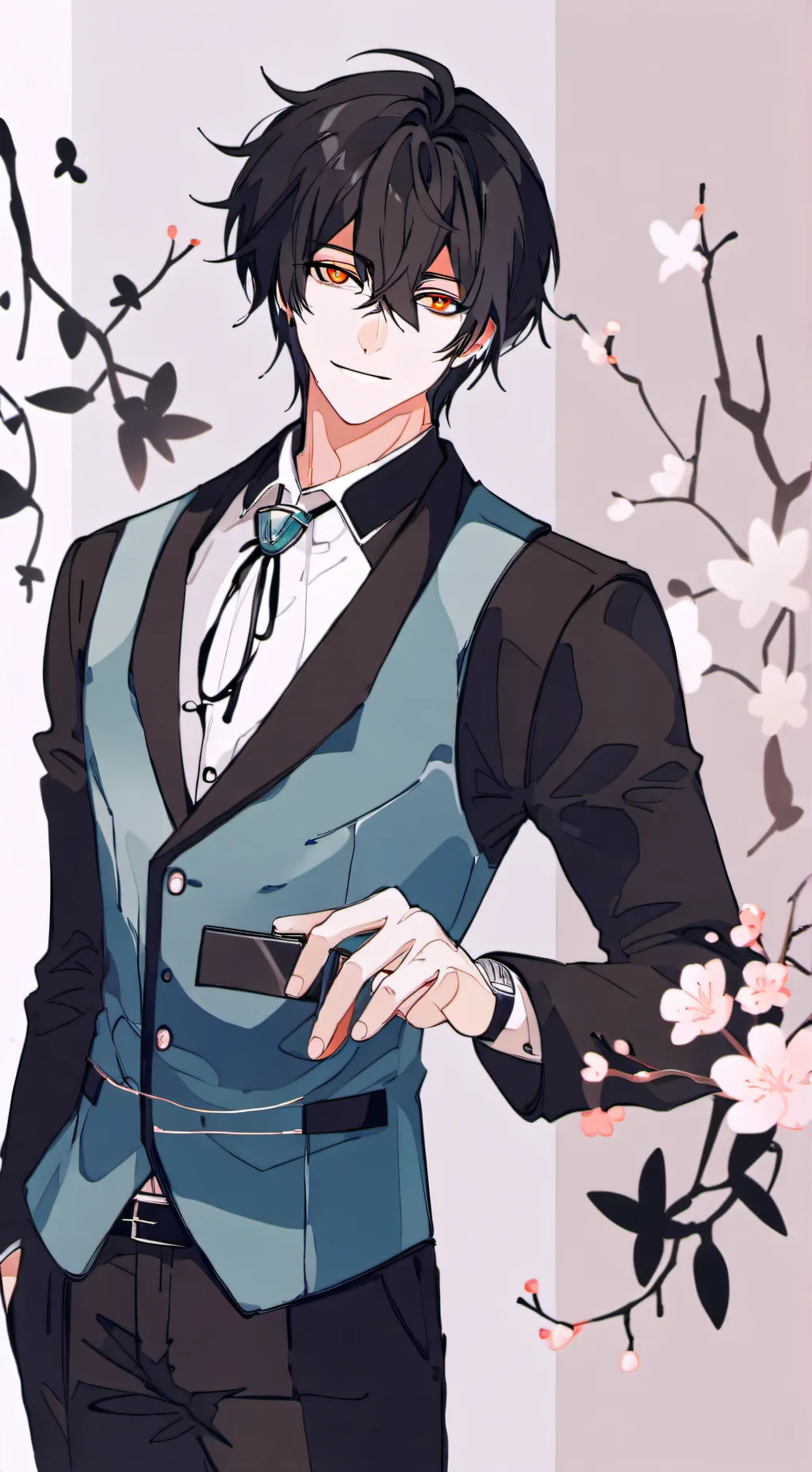 ai character: Leo background