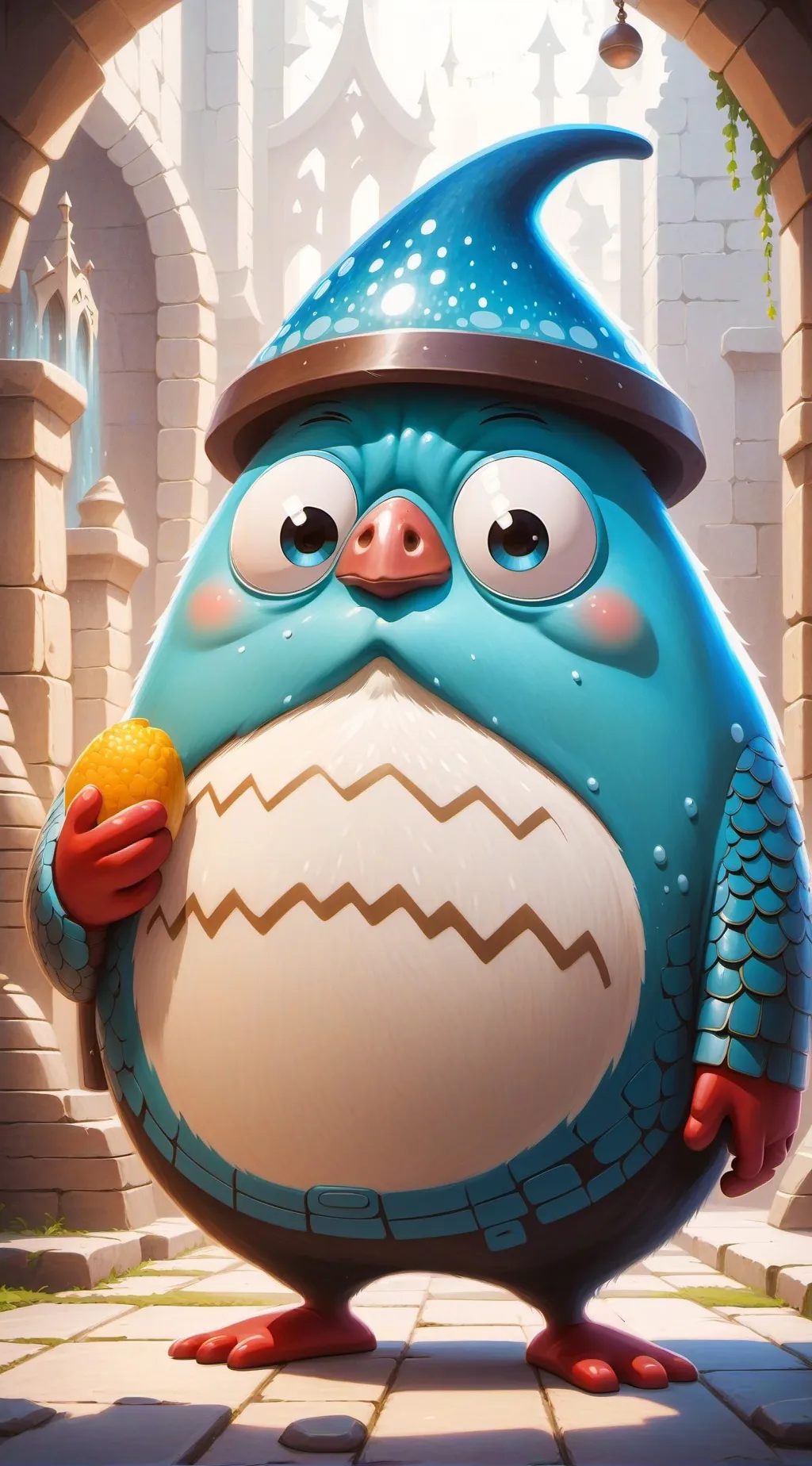 ai character: pou background