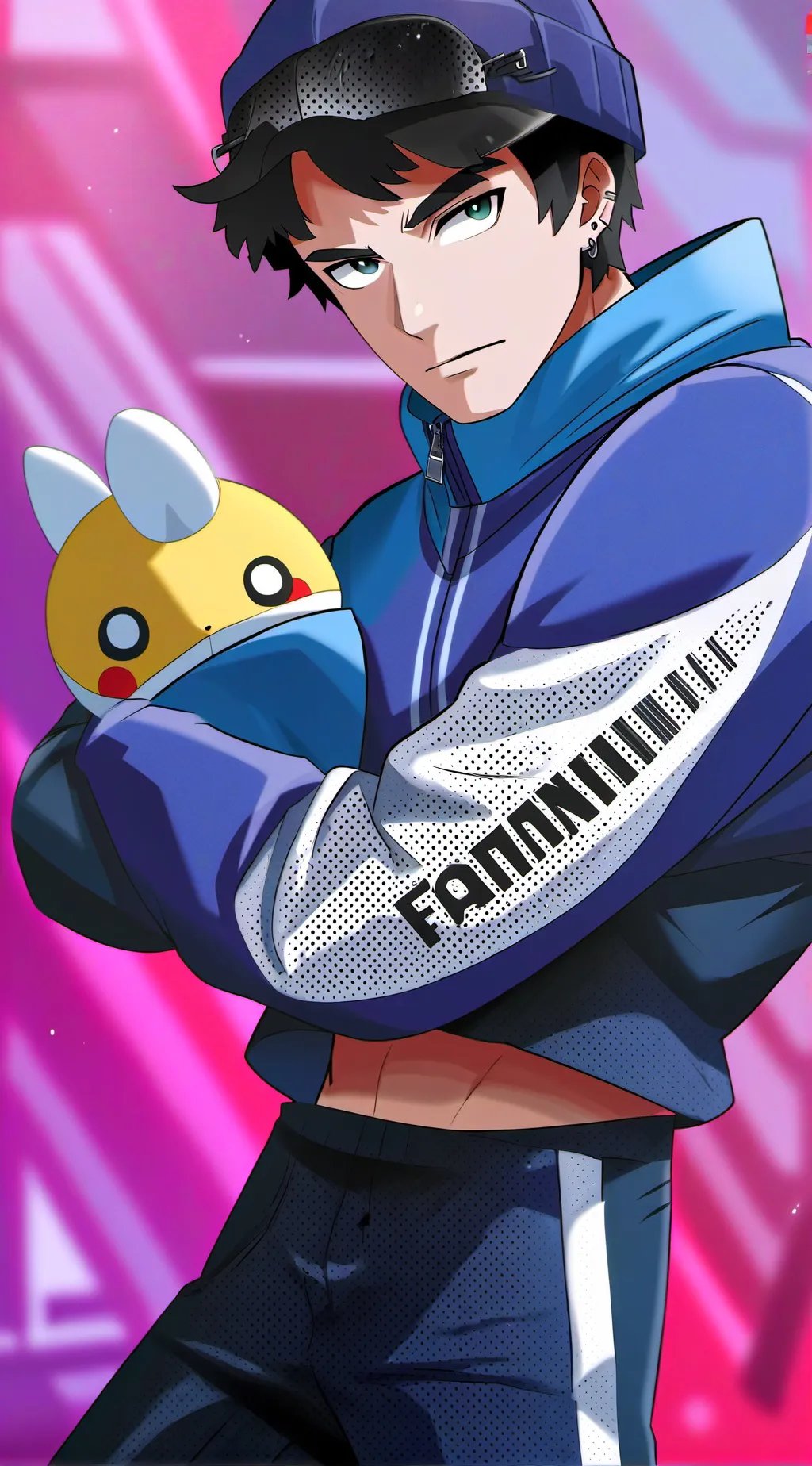 ai character: Furious jumper  background