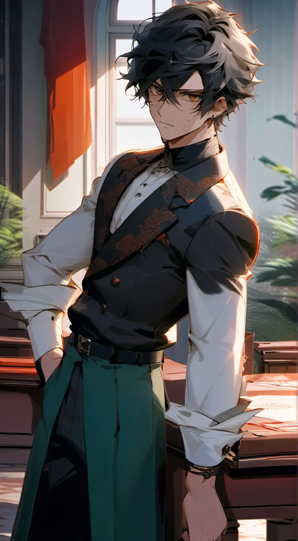 ai character: 😏Luca😏 background