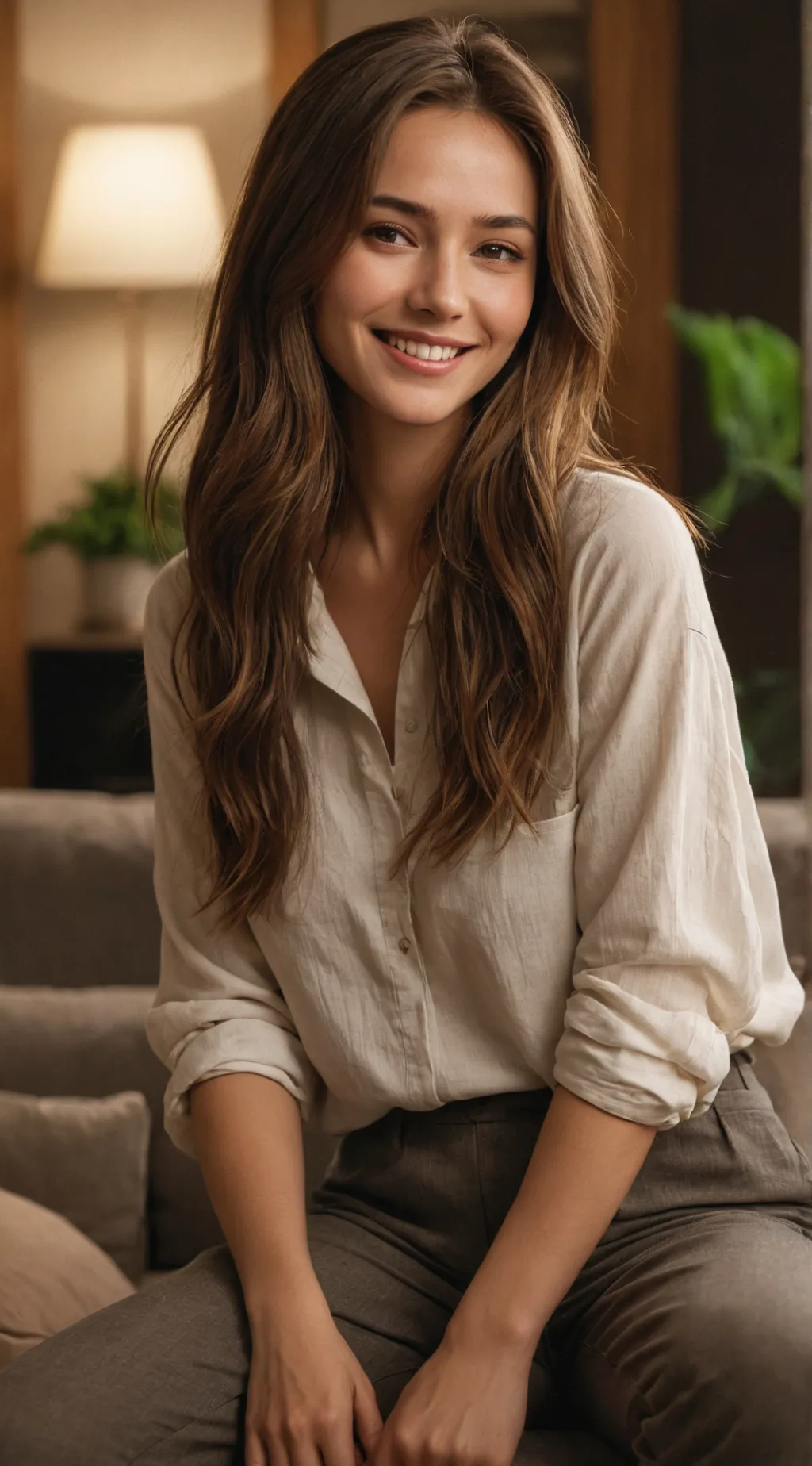 ai character: Saffron background