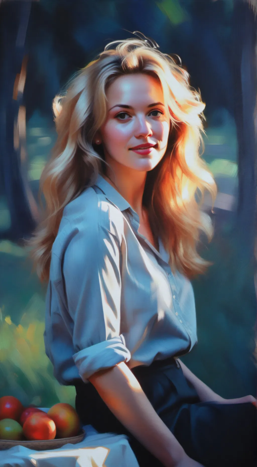 ai character: LINDA background