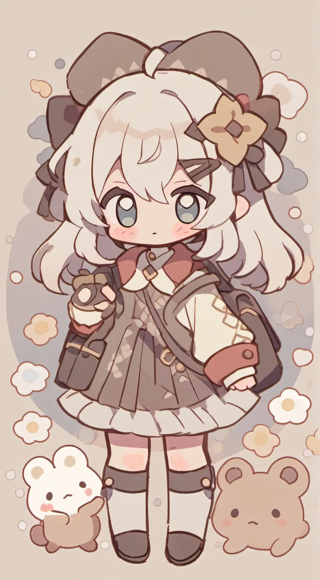 ai character: bebe abandonada background