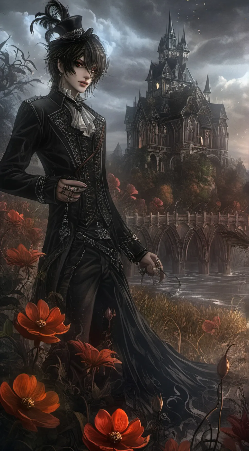 ai character: dandys world background