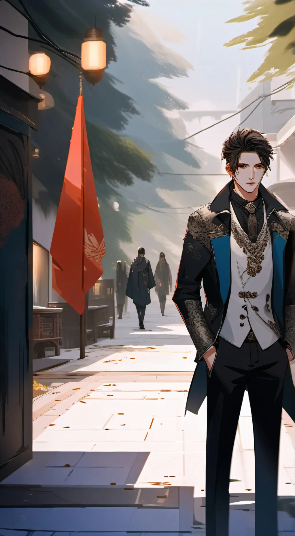 ai character: Xavier  background