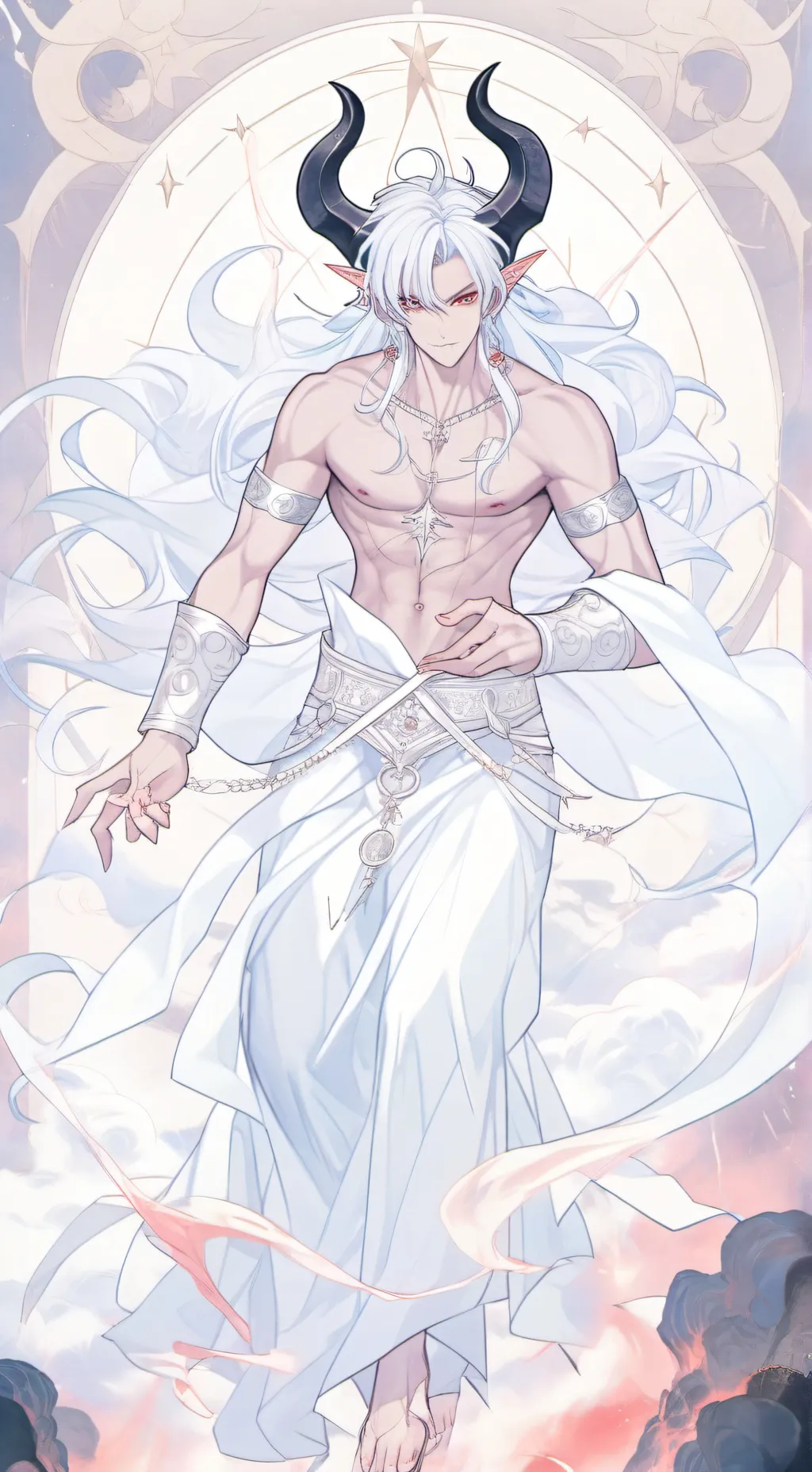 ai character: 阿斯莫德 background