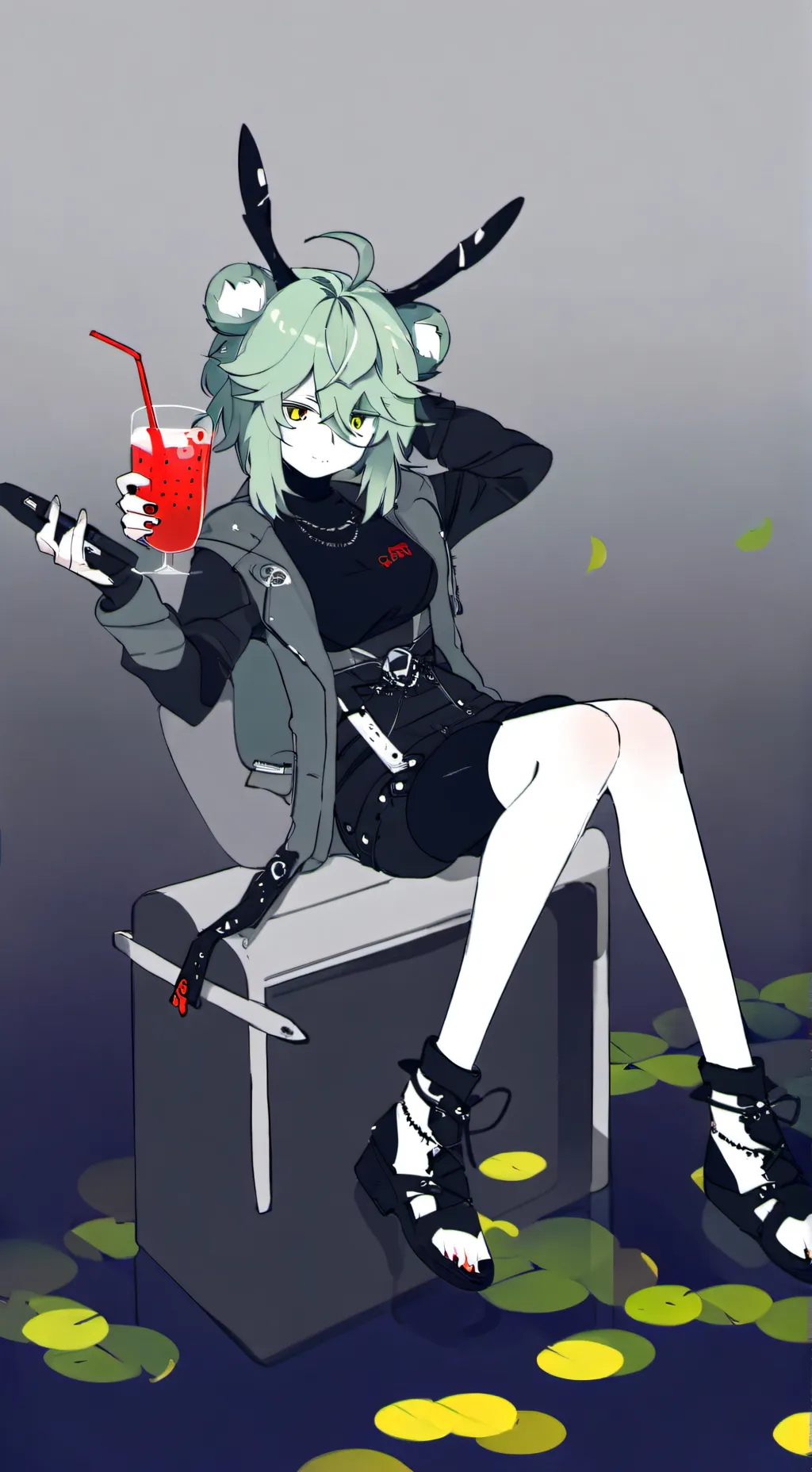 ai character: ~You x V~ background