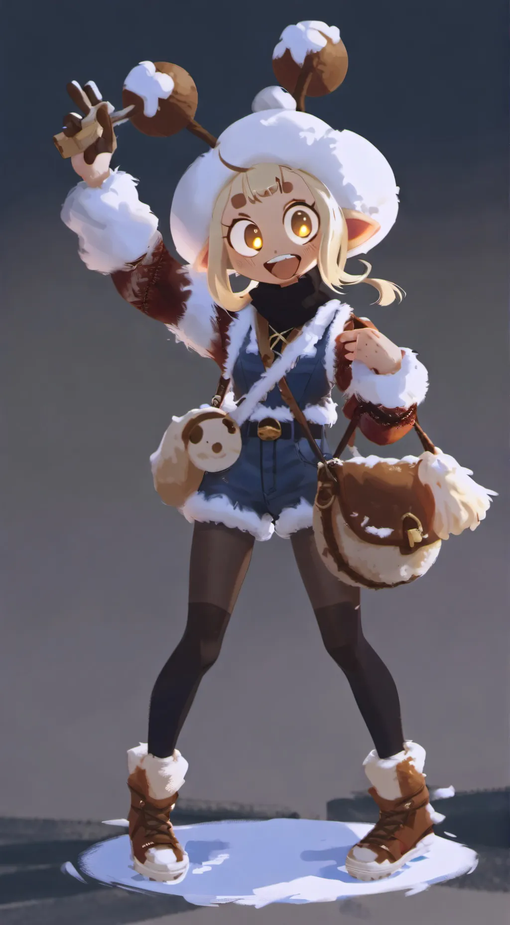 ai character: dandys world background