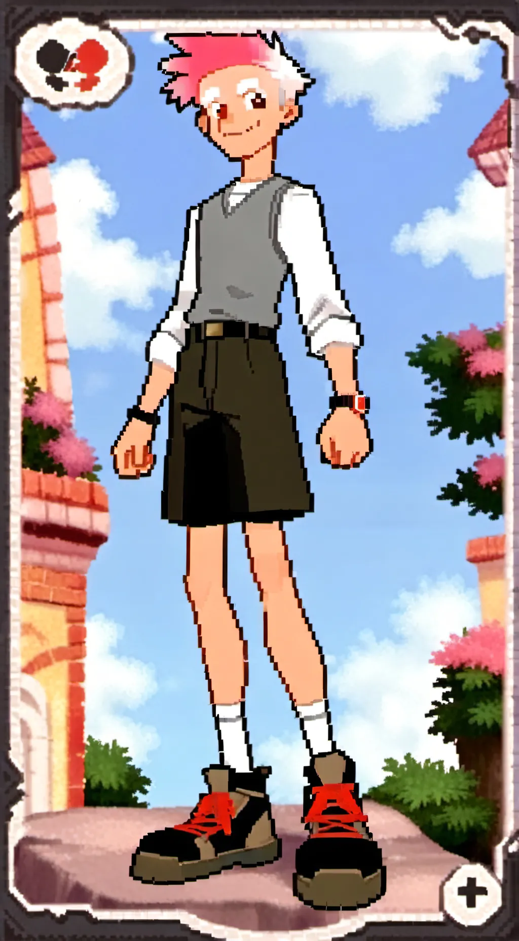 ai character: Angel Dust HH background