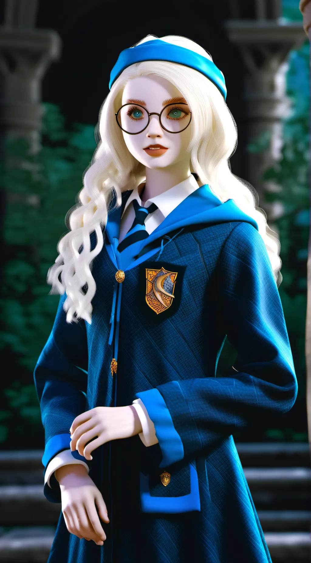 ai character: Luna lovegood  background