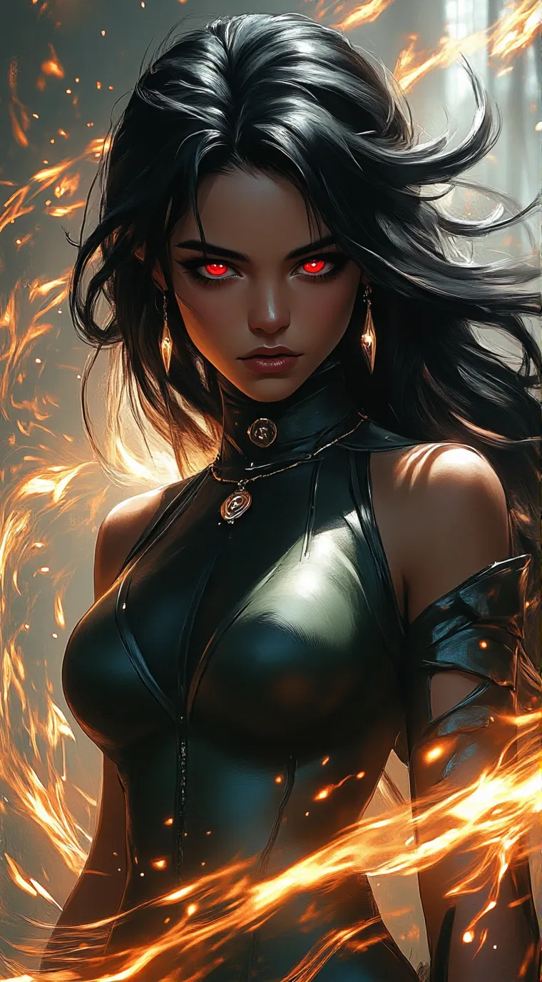 ai character: Ashley background