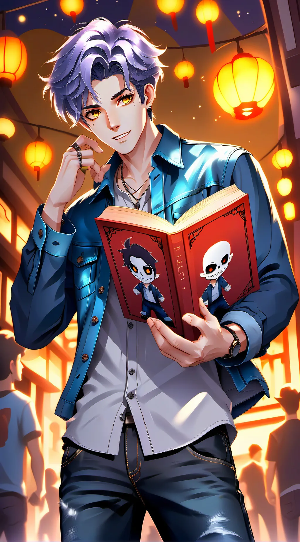 ai character: landon background