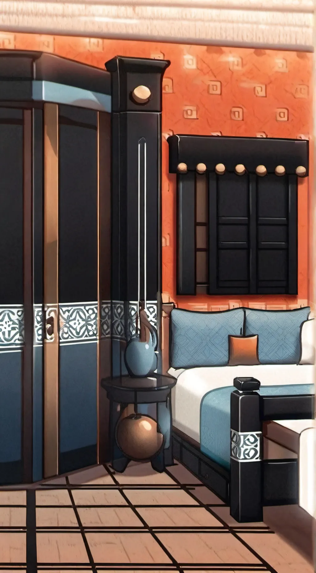 ai character: Mha-mr smiley background