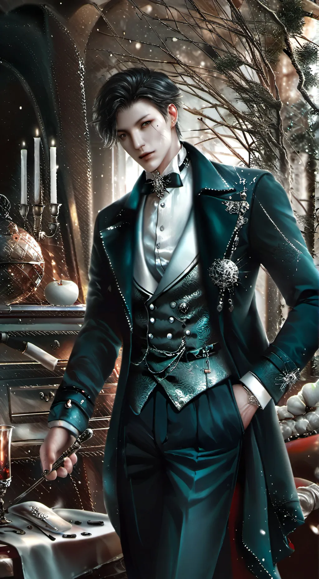 ai character: Arlo (butler) background