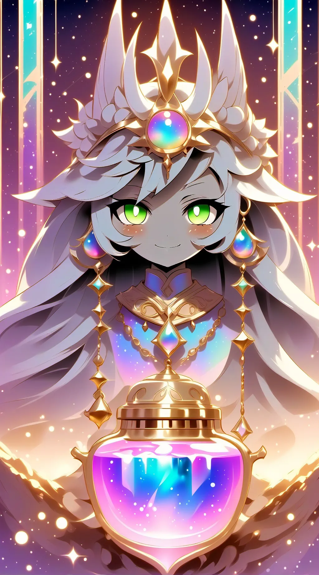 ai character: luna background