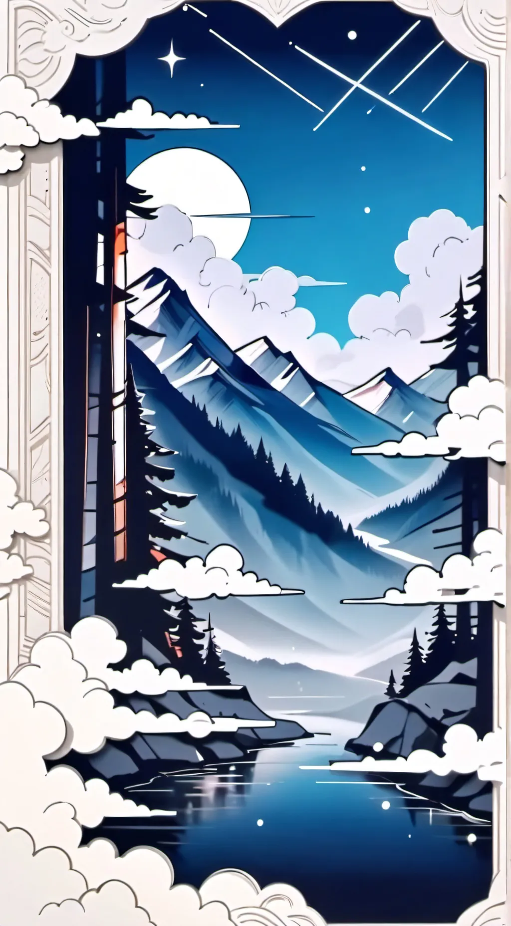 ai character: Fnaf🤍 background