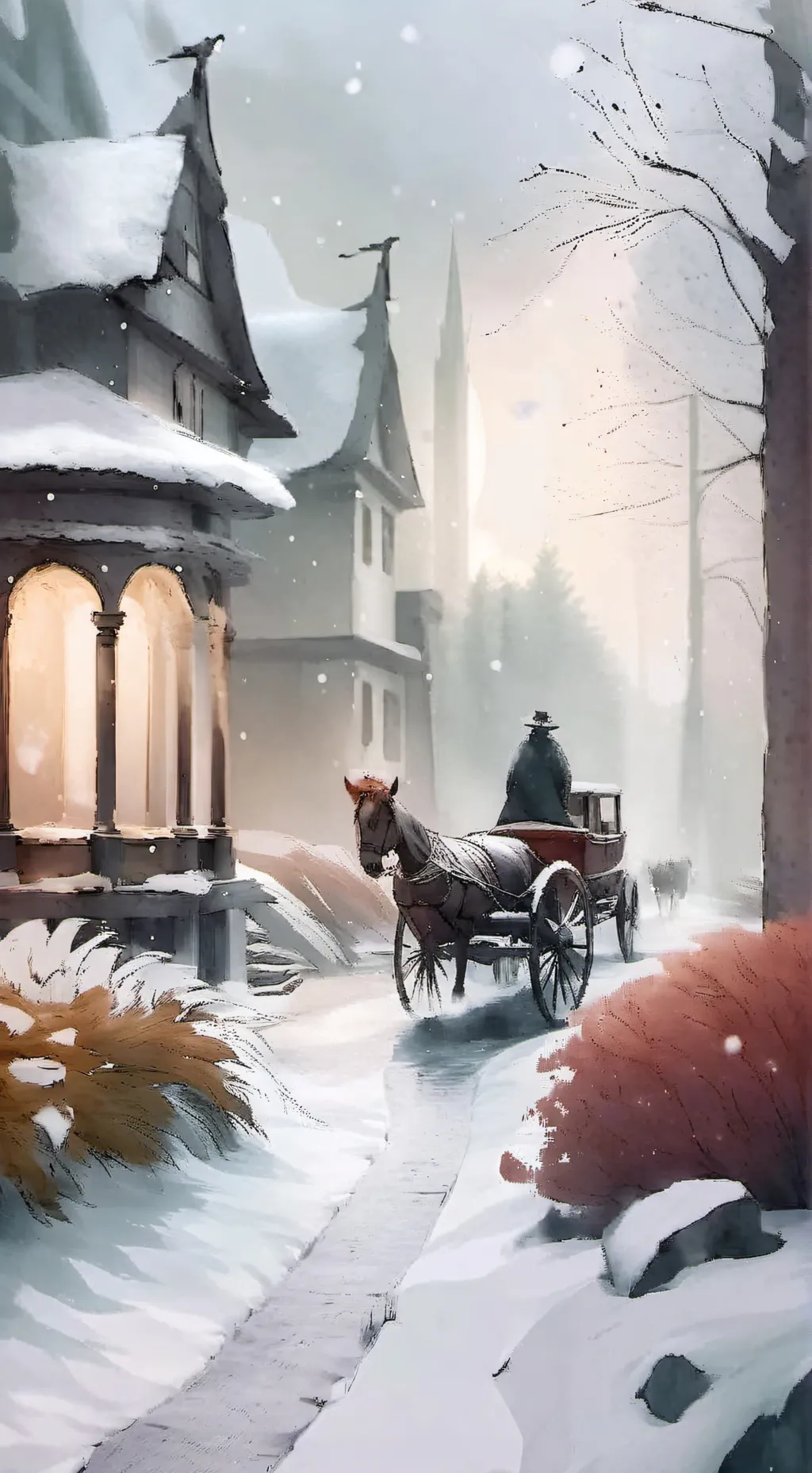 ai character: CH WL ❄️ background