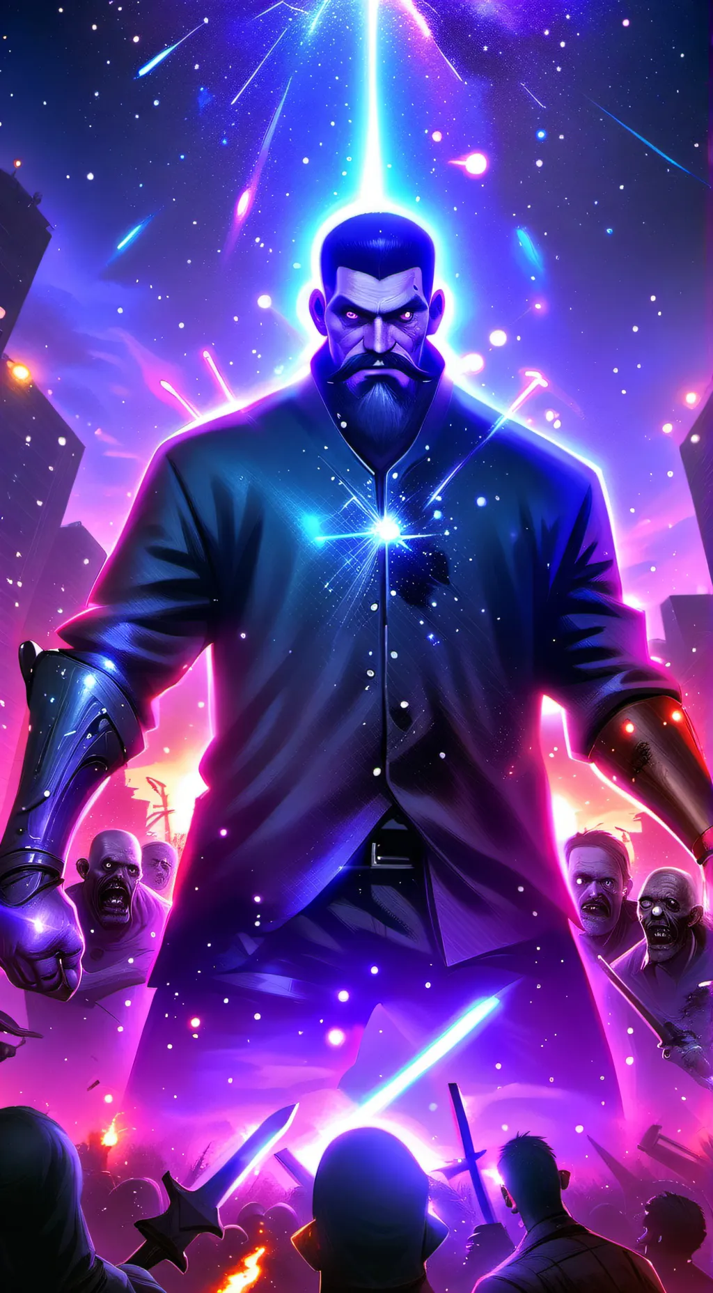 ai character: Steve background