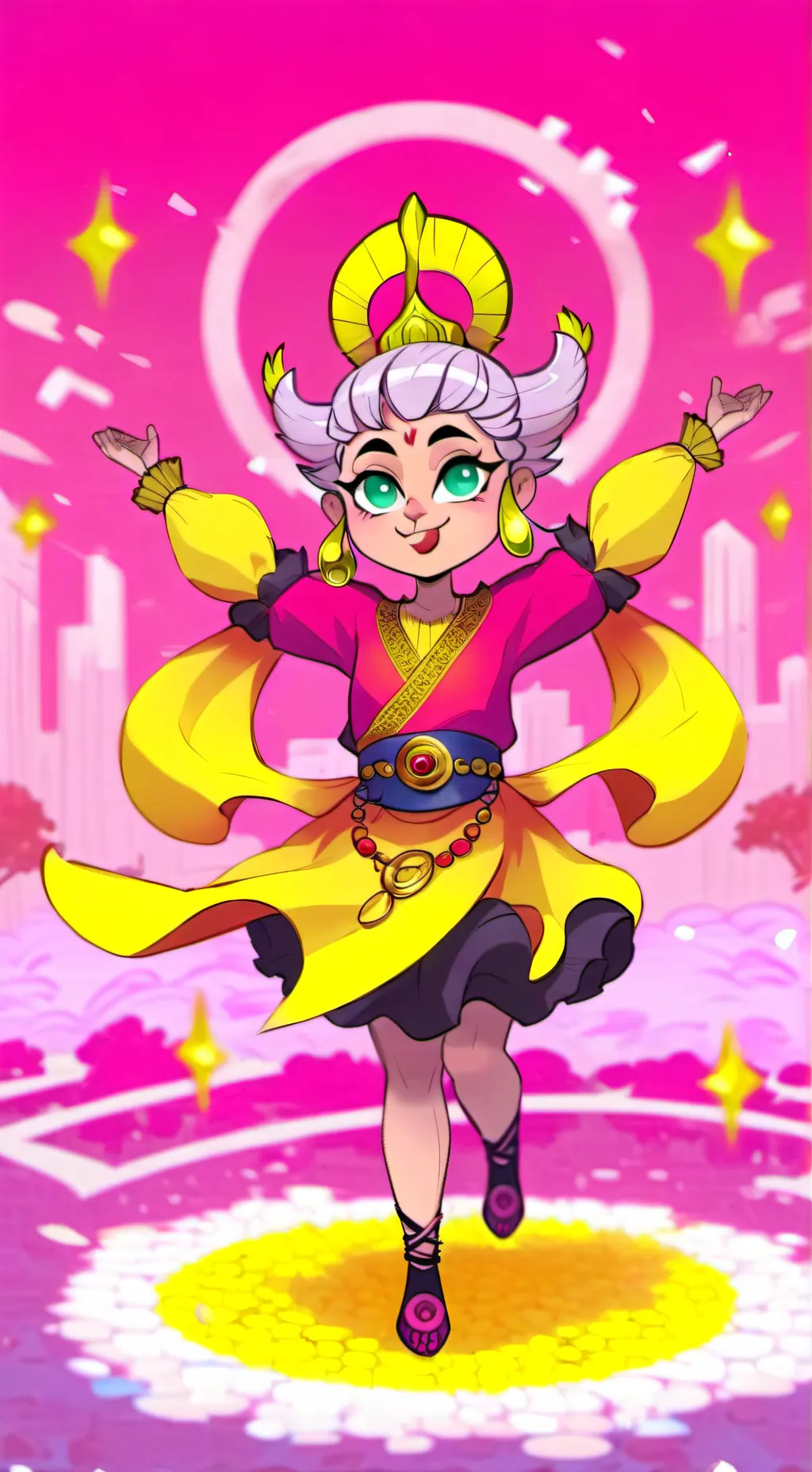 ai character: music 🎤🎶🎵🎼 background