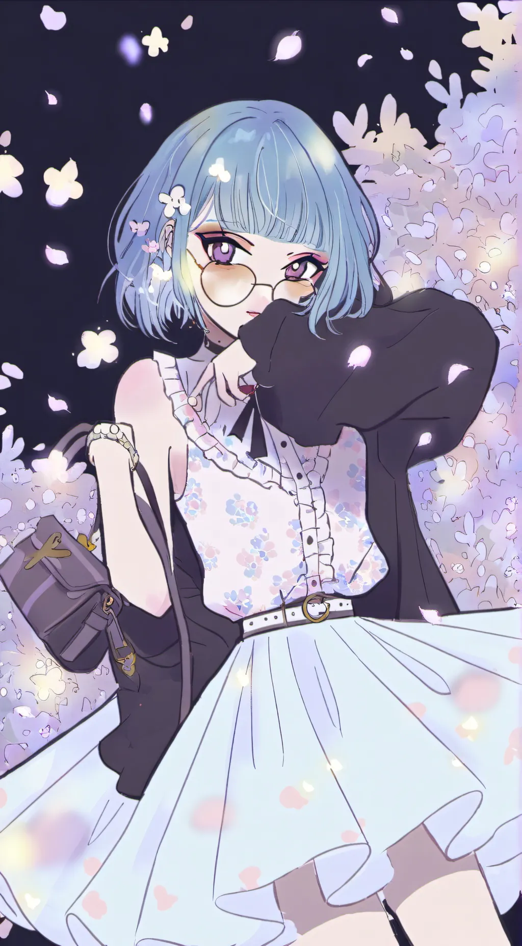 ai character: Alice Glass  background