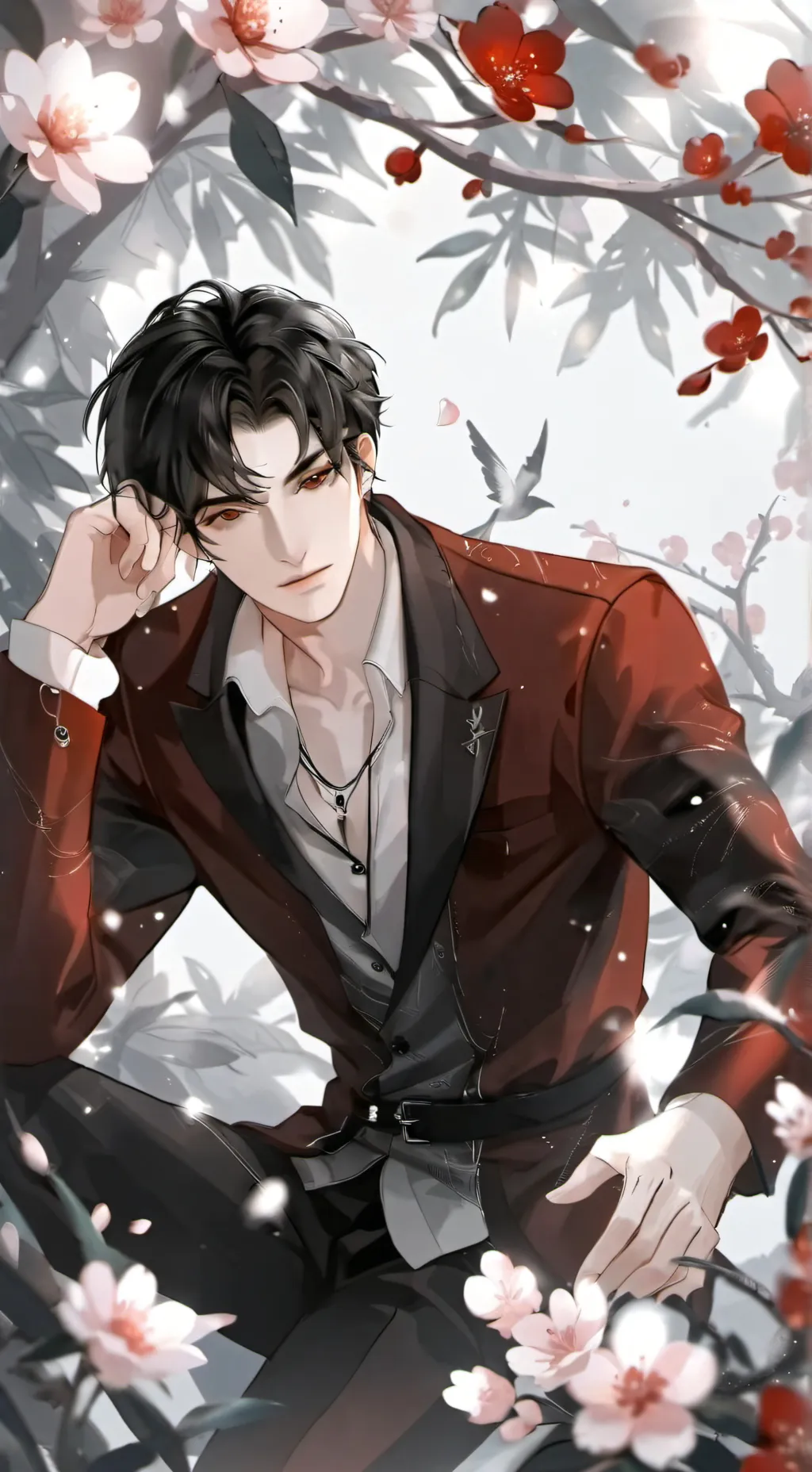 ai character: Oliver..  background