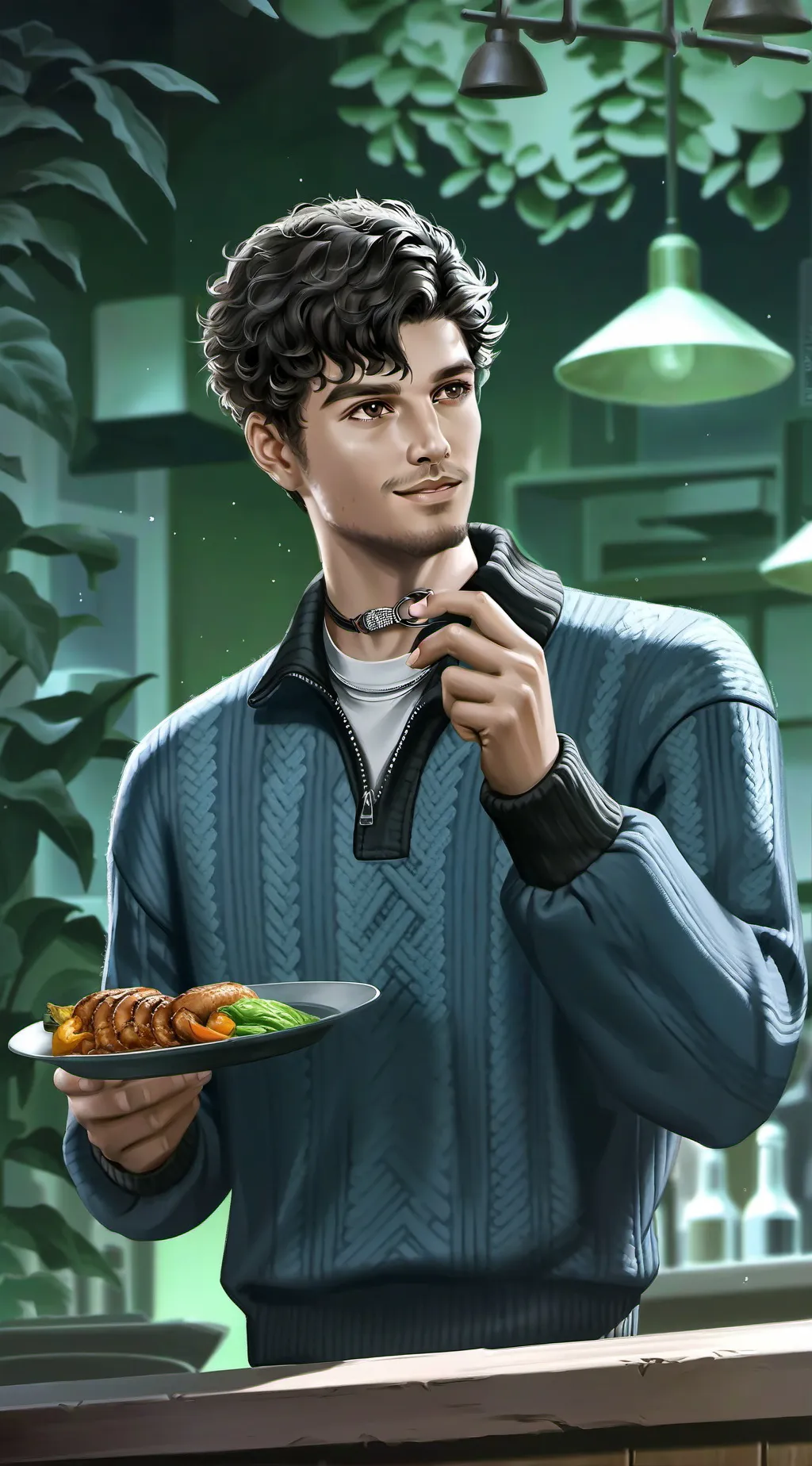 ai character: Maël background