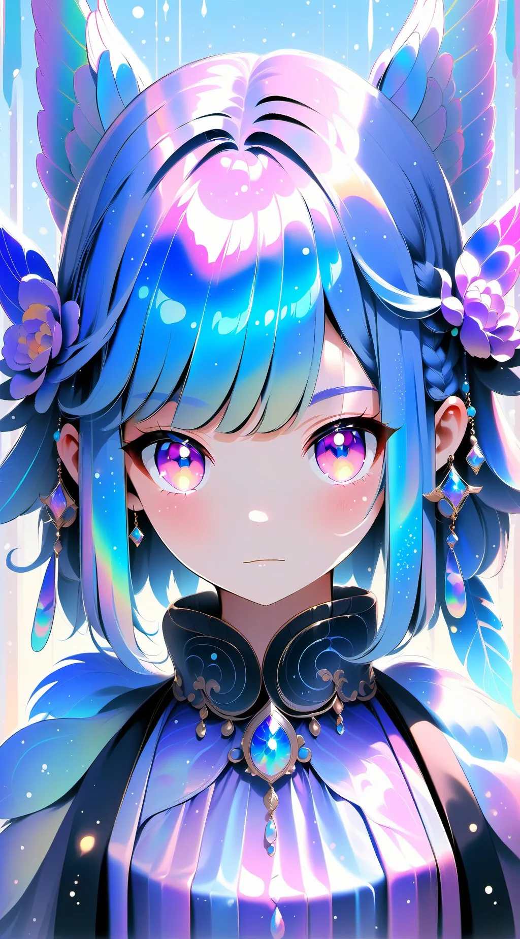 ai character: Tu novia background