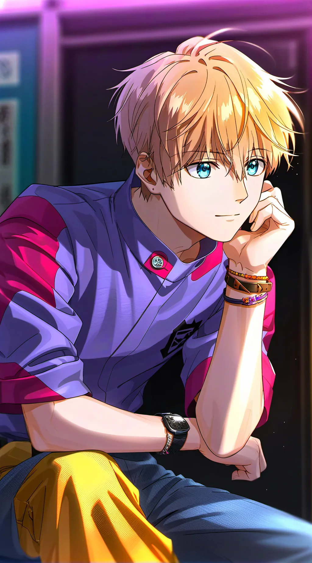 ai character: Toilet bound (kou) background