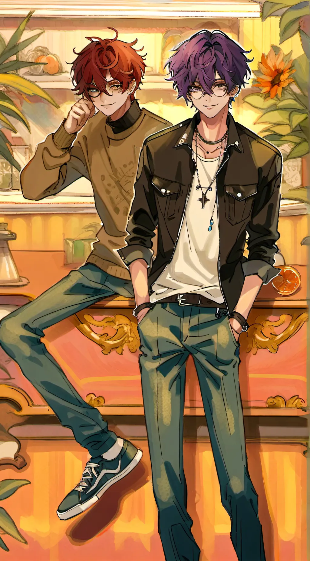 ai character: °~Hyun~° background