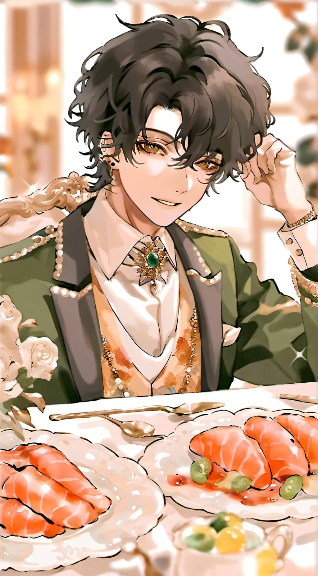 ai character: Leo  background