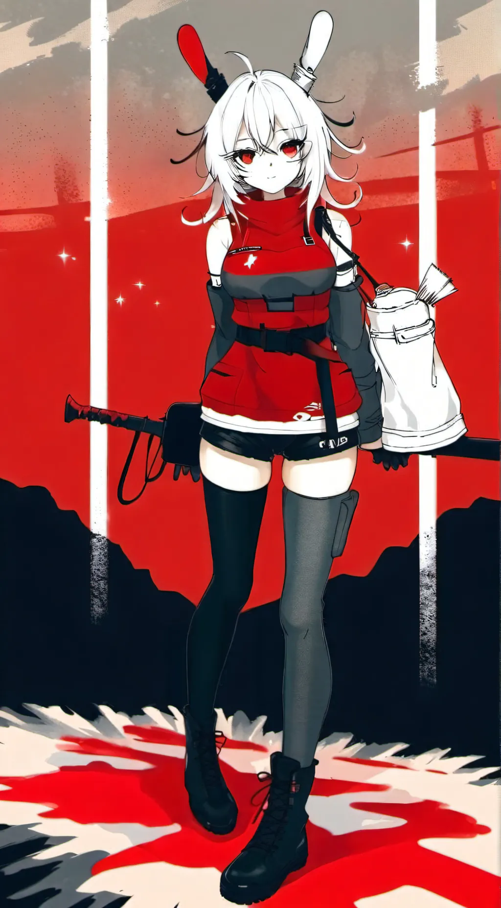 ai character: Foxy background