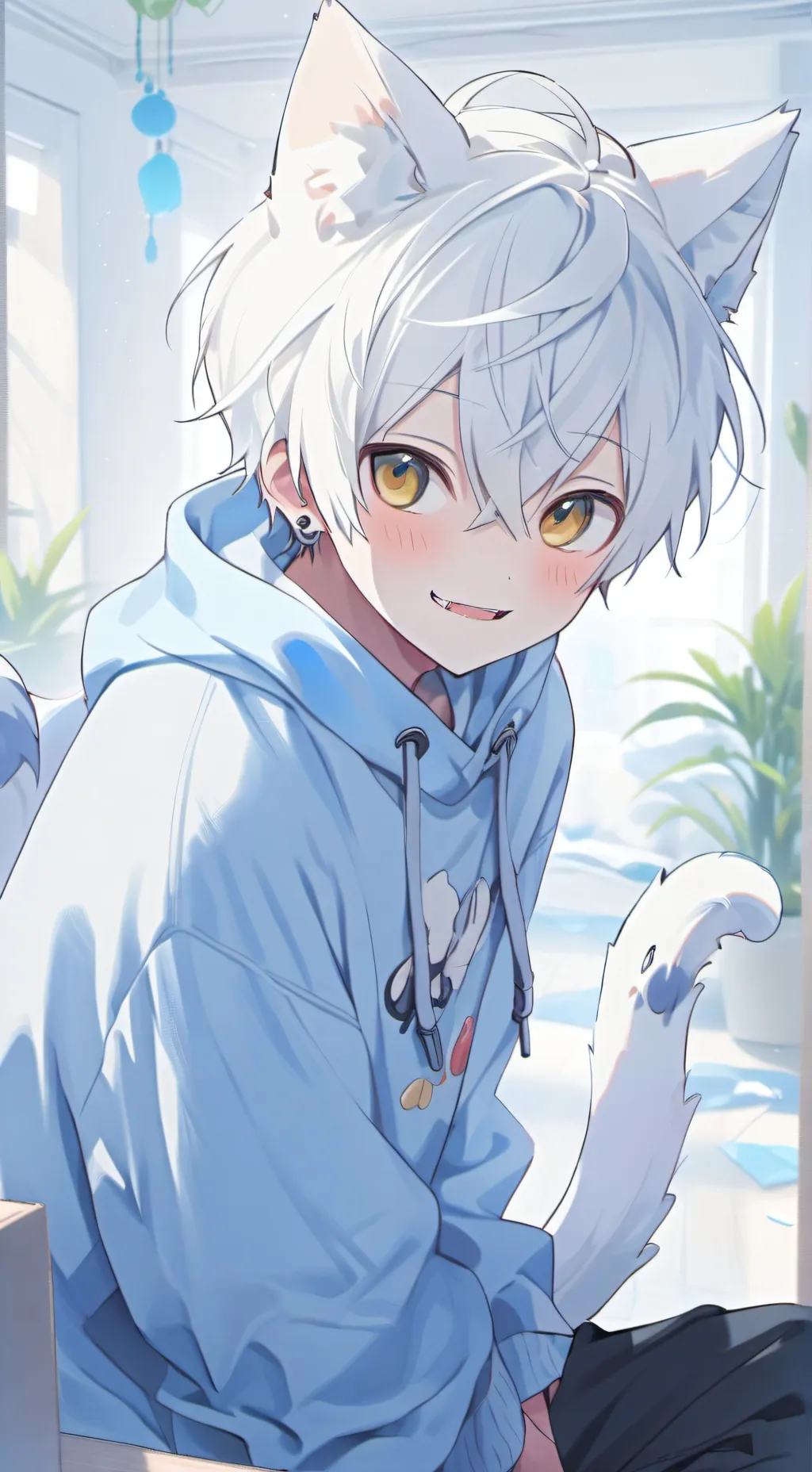 ai character: your furry brother background